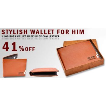 Stylish Wallet For Him Hugo Boss Wallet Made Up Of Cow Leather